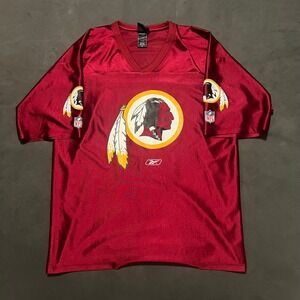Reebok Washington Redskins NFL Team Apparel Football Fan Men's L Jersey Rare Red